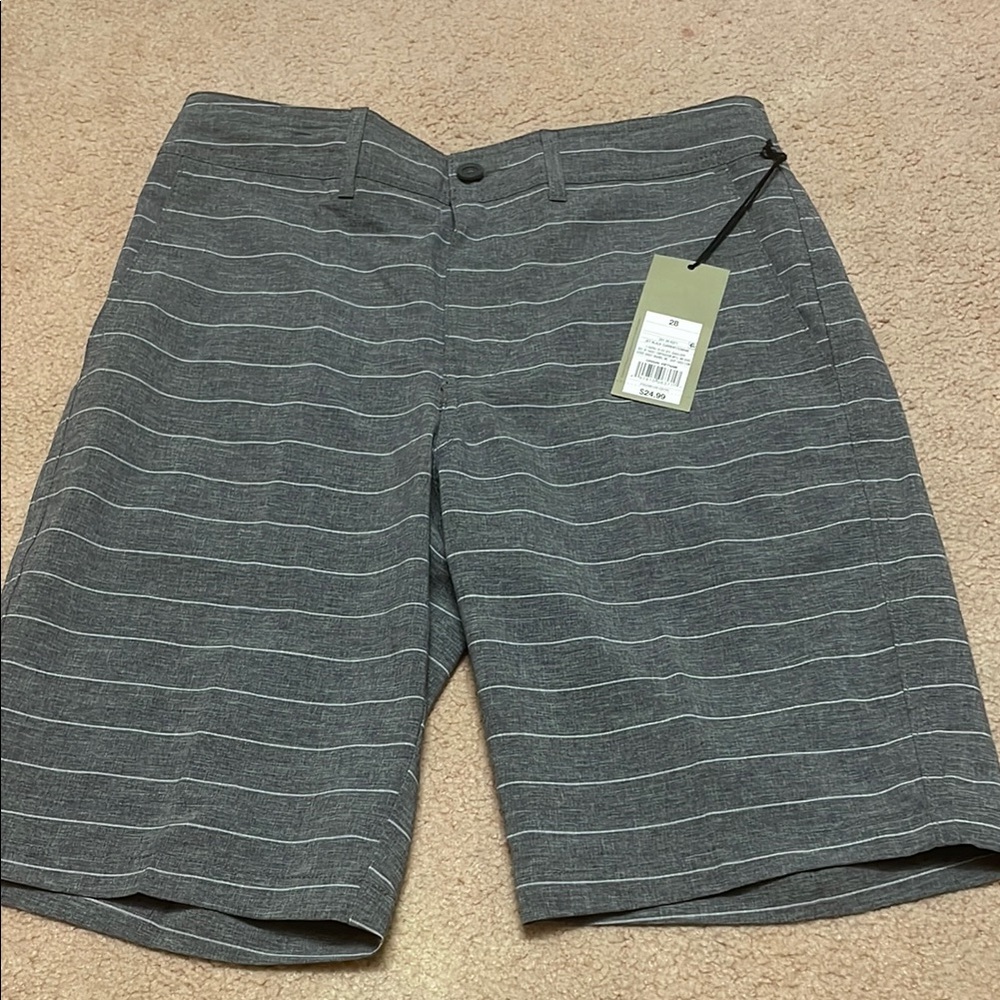 Goodfellow & Co Men's Charcoal Striped Shorts